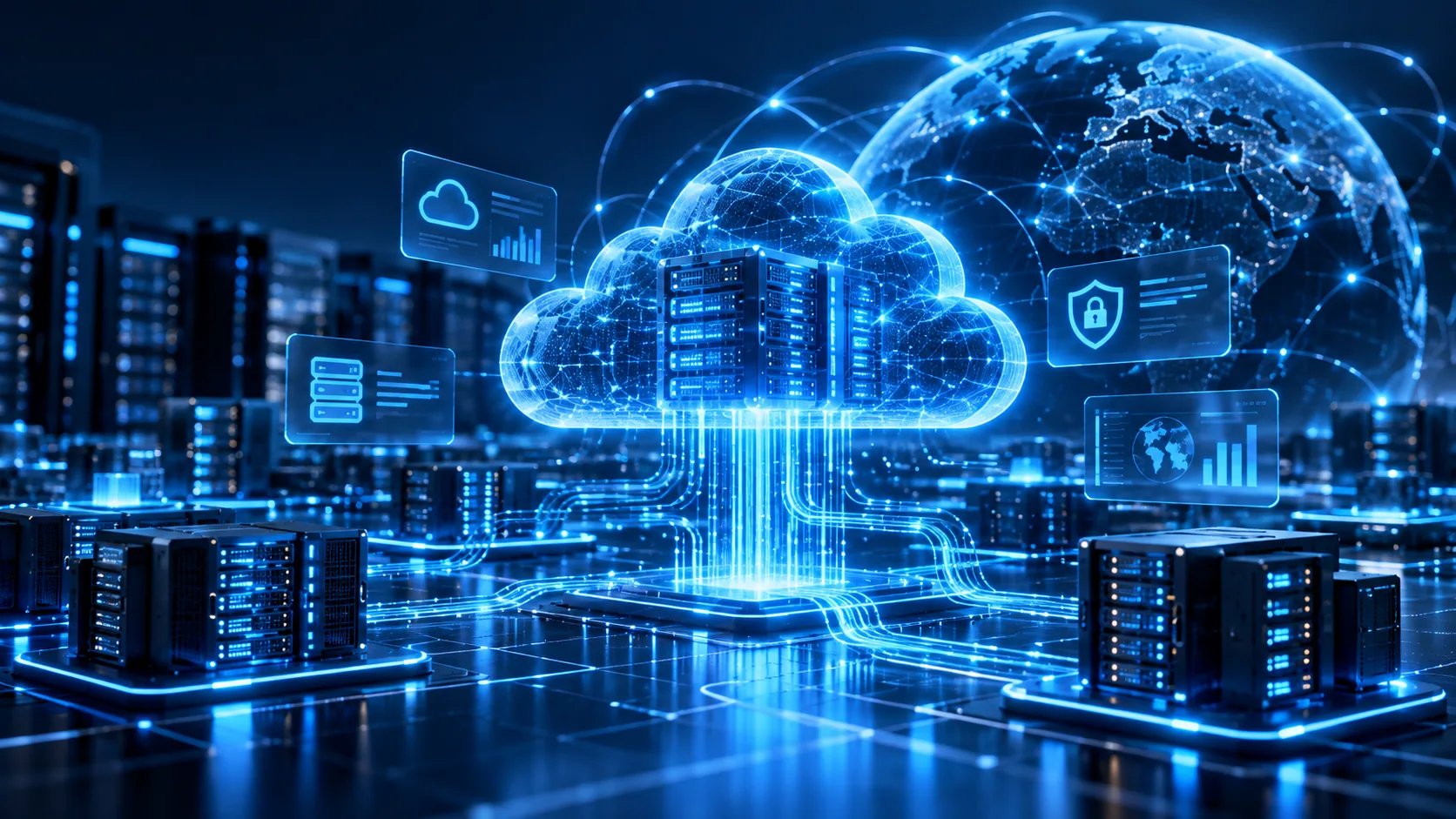 Hosting servers and cloud connectivity
